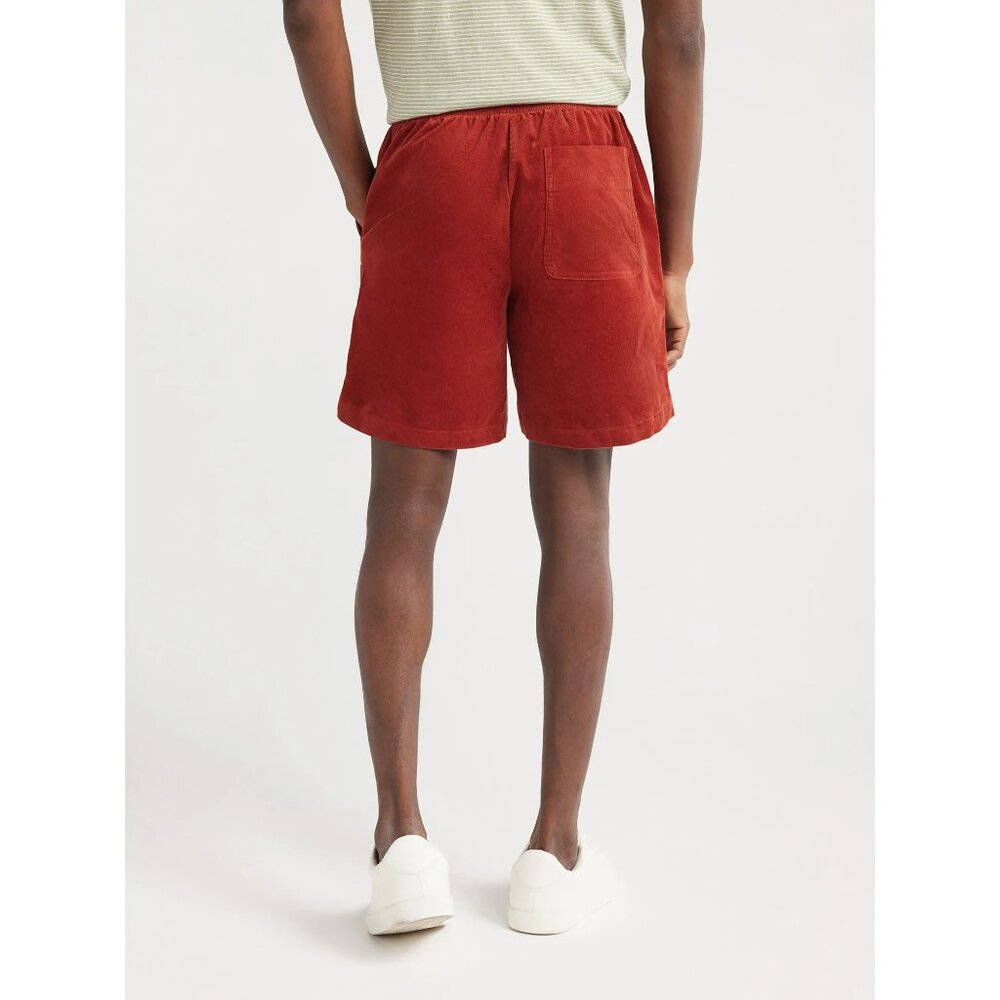 Free Assembly Men's Corduroy Shorts – Burnt Henna, Medium, 7" Inseam - Picture 3 of 5